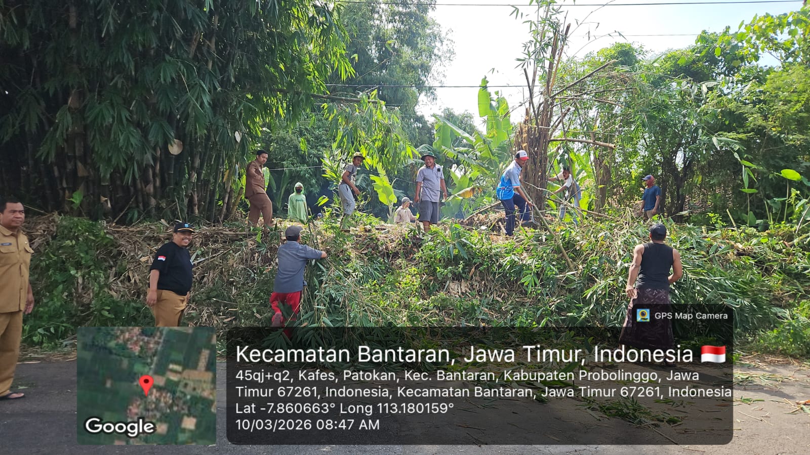Sinergitas Tanpa Batas: Lintas Sektor Kecamatan Bantaran Gelar Kurve di Desa Patokan Meski di Tengah Ibadah Ramadan